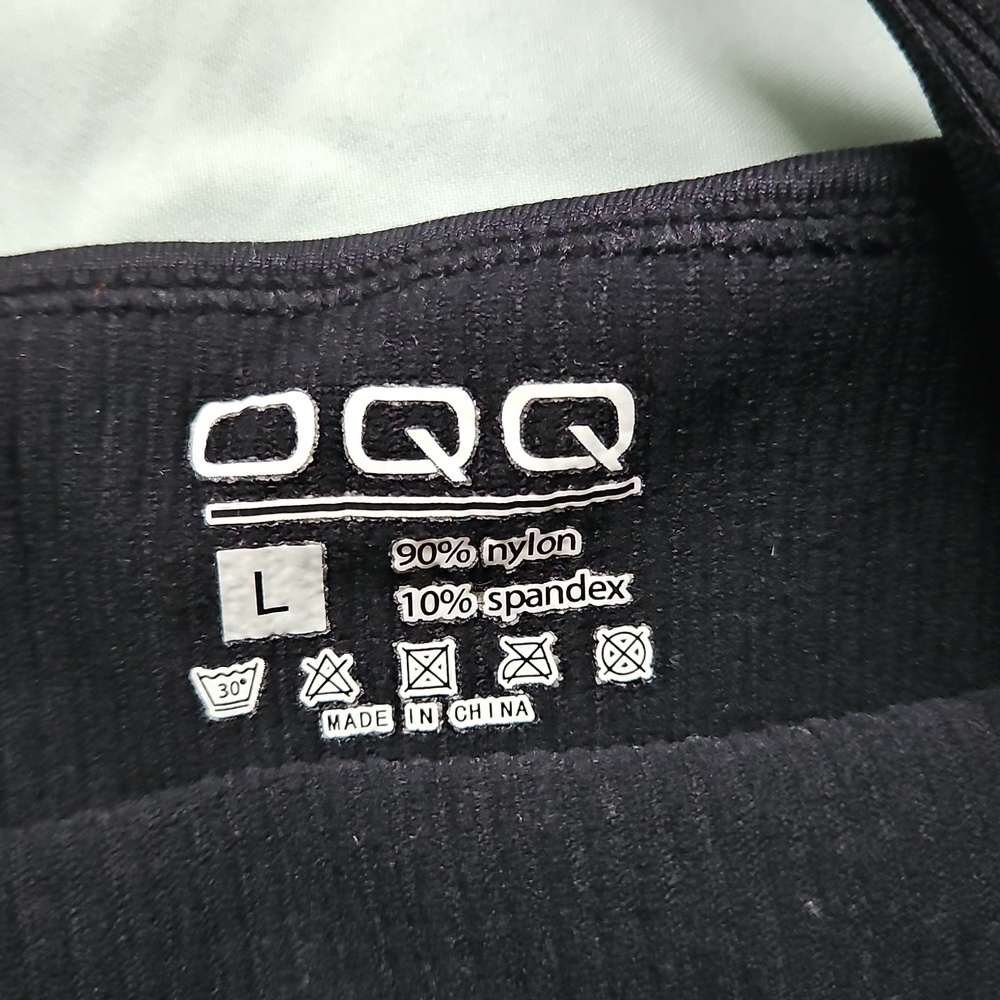 QQQ Black and Gray Bodysuit Set, Size L - Picture 2 of 8
